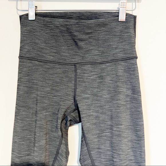 Lululemon Wunder Under Hi-Rise Brushed Full-On Luxtreme 25” Heathered Black - Picture 7 of 9